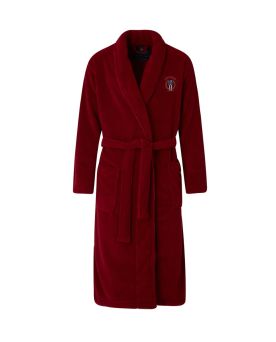 Lesley Fleece Robe, Red - Medium