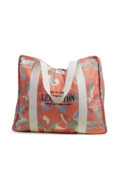 Madison Organic Cotton Beach Bag, Flower Print