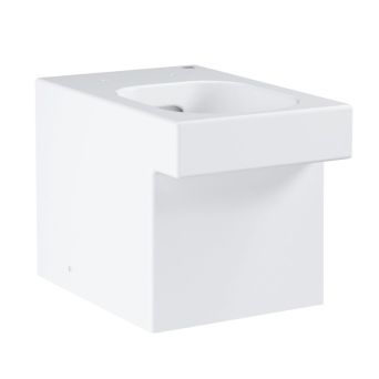 Cube Porselen Gulvstående toalett med skjult sisterne (inntil veggen)